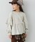 【WEB限定】【KIDS】ピグメント加工フリルスウェット