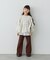 【WEB限定】【KIDS】ピグメント加工フリルスウェット