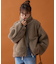 【ぬくかる】2WAYふわボアスタンドジャケット