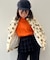 【WEB限定】【KIDS】【ユニセックス】総柄ボアブルゾン《ジュニアサイズあり》