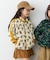 【WEB限定】【KIDS】【ユニセックス】総柄ボアブルゾン《ジュニアサイズあり》