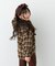 【KIDS】【ジュニアサイズあり】裾断ち切り微起毛チェックフードシャツ