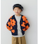 【KIDS】【ジュニアサイズあり】総柄フラワーニットカーデ《ユニセックス》