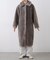【willow】ベアボアロングコート