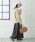 【GEVACO】チェックサイドベルトスカート