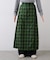 【GEVACO】チェックサイドベルトスカート