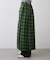 【GEVACO】チェックサイドベルトスカート