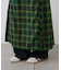 【GEVACO】チェックサイドベルトスカート