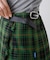 【GEVACO】チェックサイドベルトスカート