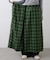 【GEVACO】チェックサイドベルトスカート