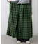 【GEVACO】チェックサイドベルトスカート