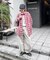 【PATTIPATTI】ビックシルエットブランケットネルチェックシャツ