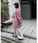 【PATTIPATTI】ビックシルエットブランケットネルチェックシャツ
