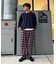 【PATTIPATTI】ブランケットネルチェックパンツ