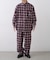 【PATTIPATTI】ブランケットネルチェックパンツ