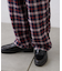 【PATTIPATTI】ブランケットネルチェックパンツ