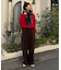 【冬も暖かい◎】モールタックストレートパンツ