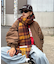 【UNISEX】チェック柄フリンジマフラー