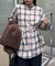 ウエストマークチェックオーバーシャツ