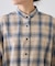 ウエストマークチェックオーバーシャツ
