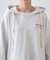 ワンポイントロゴ刺繍フーディー