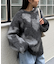 【主役級】ニュアンス柄シャギーニット