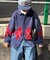 【UNISEX】アーガイル襟ネップニットカーディガン