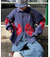 【UNISEX】アーガイル襟ネップニットカーディガン