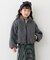 【KIDS】【ジュニアサイズあり】ぬくかるマルチウェイボアスタンドジャケット