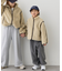 【KIDS】【ジュニアサイズあり】ぬくかるマルチウェイボアスタンドジャケット