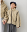 【KIDS】【ジュニアサイズあり】ぬくかるマルチウェイボアスタンドジャケット