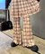 ★H.Sチェックメロー切り替えフレアパンツ