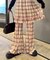 ★H.Sチェックメロー切り替えフレアパンツ