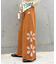 ★H.Sフラワーカットスウェットワイドパンツ