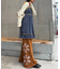 ★H.Sフラワーカットスウェットワイドパンツ