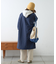 【GEVACO】中綿ステンカラーロングコート