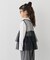 【KIDS】ティアードチュール付きリブトップス≪ジュニアサイズあり≫