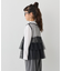 【KIDS】ティアードチュール付きリブトップス≪ジュニアサイズあり≫