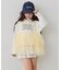 【KIDS】ティアードチュール付きリブトップス≪ジュニアサイズあり≫