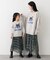 【KIDS】2WAYイレギュラーヘムプリーツチェックスカート