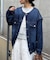【アップデート／袖取り外し可能】柔らかデニムジャケット