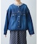 【アップデート／袖取り外し可能】柔らかデニムジャケット