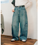 【UNISEX】バルーンカーブカーゴデニムパンツ