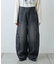 【UNISEX】バルーンカーブカーゴデニムパンツ