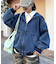 【UNISEX】アソート素材フードジャケット/デニムジャケット