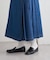 【GEVACO】デニムプリーツスカート
