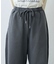 【UNISEX】ピグメント裏毛スウェットカーブパンツ