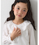 【KIDS】【フォーマル・セレモニー】 洗えるフリル襟シャツブラウス