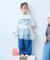 【KIDS】レイヤードTEE付きアシメチュールチュニック