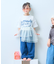 【KIDS】レイヤードTEE付きアシメチュールチュニック